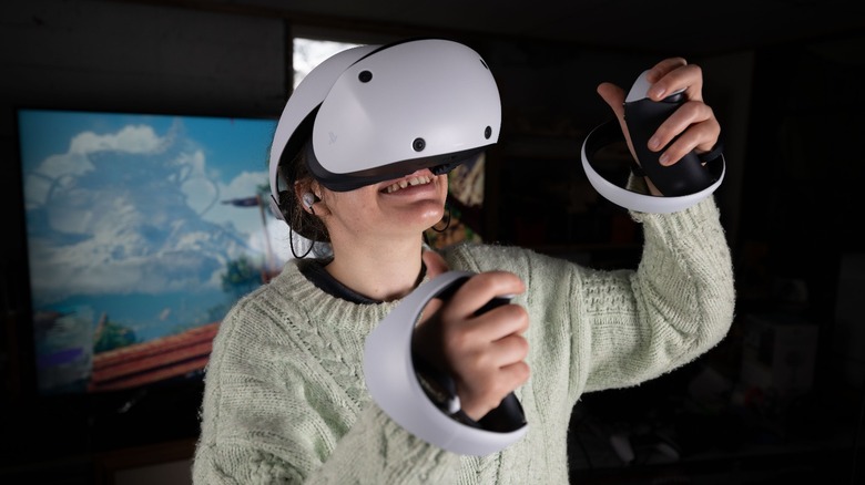 Original Sony PlayStation VR2 Headset PS VR2 Virtual Reality