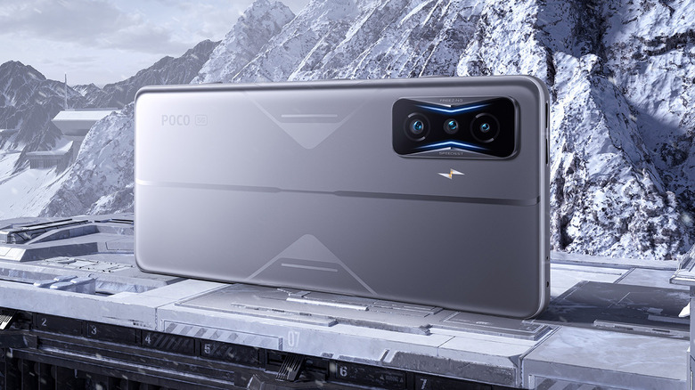 The POCO F4 GT is the silver color option.