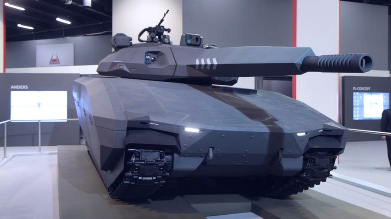 Polish Pl-01 concept tank display