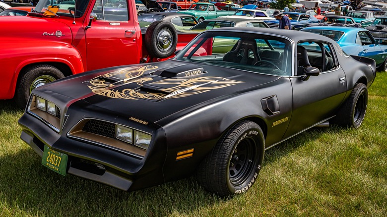 Black Pontiac Firebird Trans Am