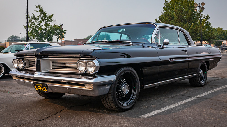 An early 1960s Pontiac Grand Prix in black