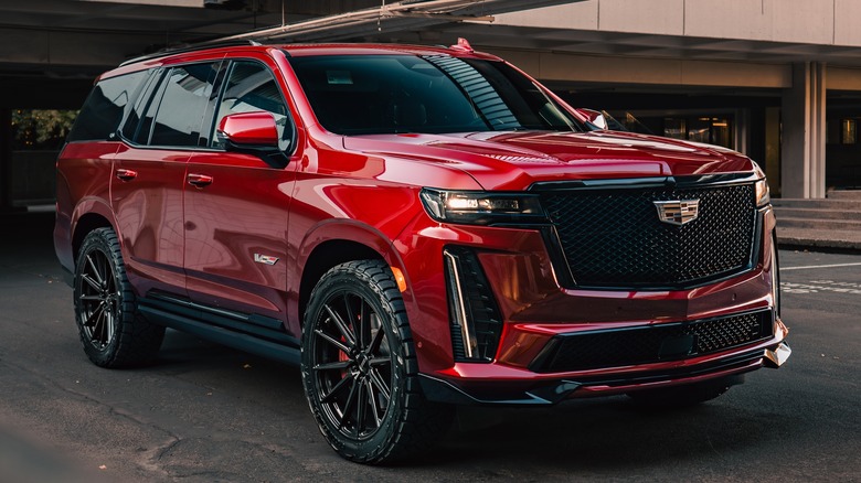 Red 2023 Cadillac Escalade V