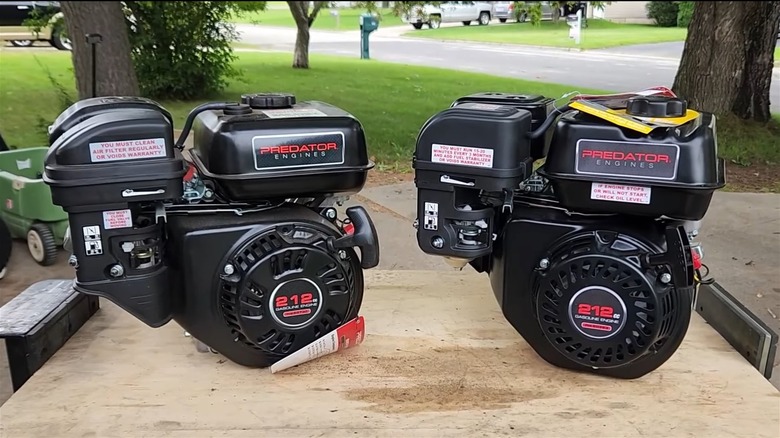 212cc Predator Engines Hemi and non-Hemi side by side