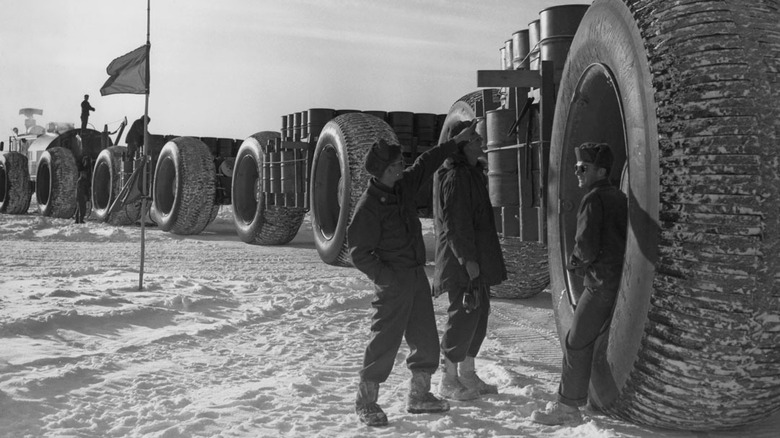 Sno-Train carrying supplies near Camp Century