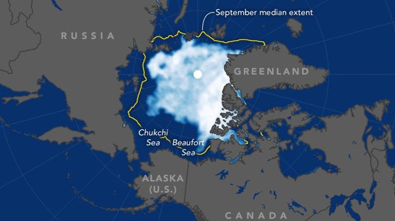 map of the Arctic