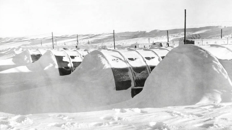 covered trenches at Camp Century