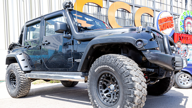 customized Jeep Wrangler