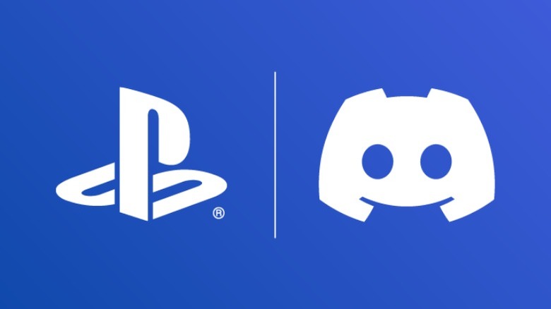 The PlayStation and Discord logos together