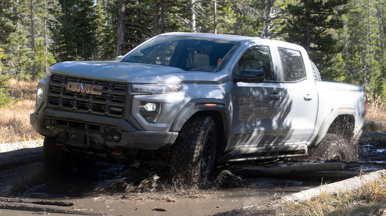 GMC Canyon AT4X AEV Edition in mud