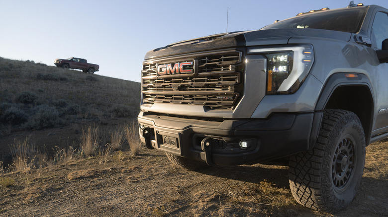 GMC Sierra HD with Canyon in background