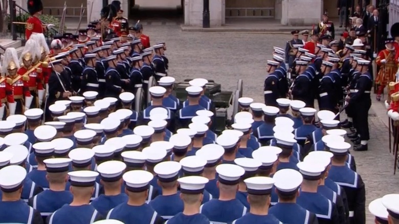 Royal Navy Sailors Elizabeth II Funeral