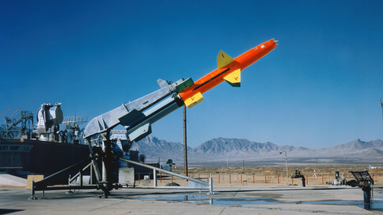 a missile powered by a ramjet engine