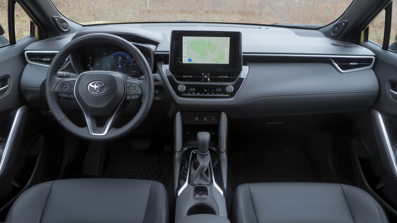 Corolla Cross Hybrid dashboard