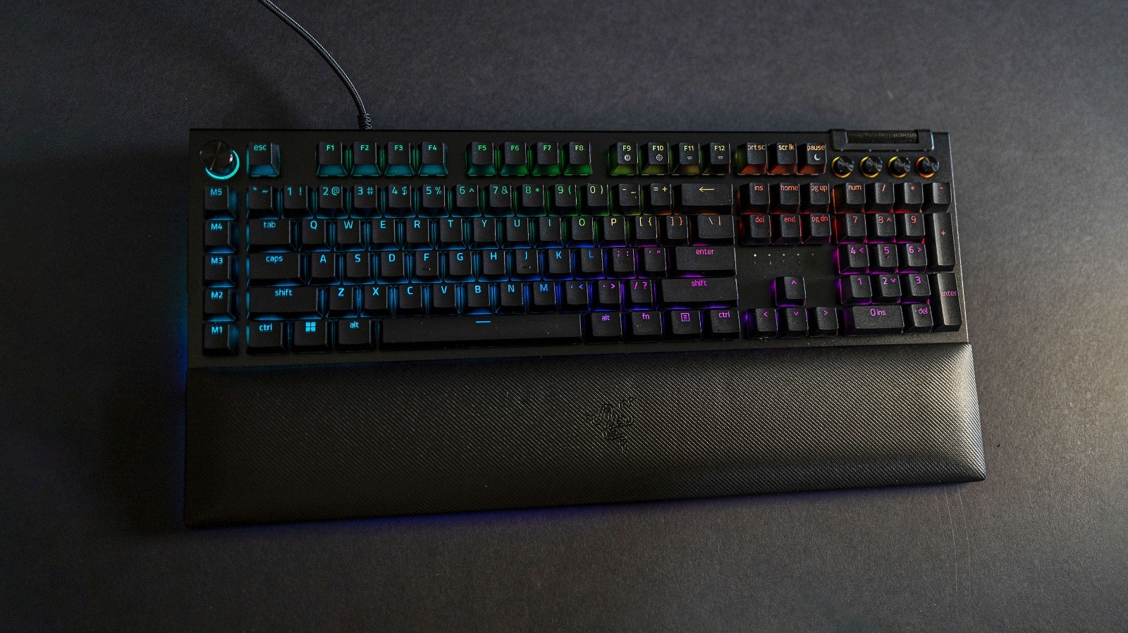 Razer's BlackWidow V4 mechanical gaming keyboard is customizable
