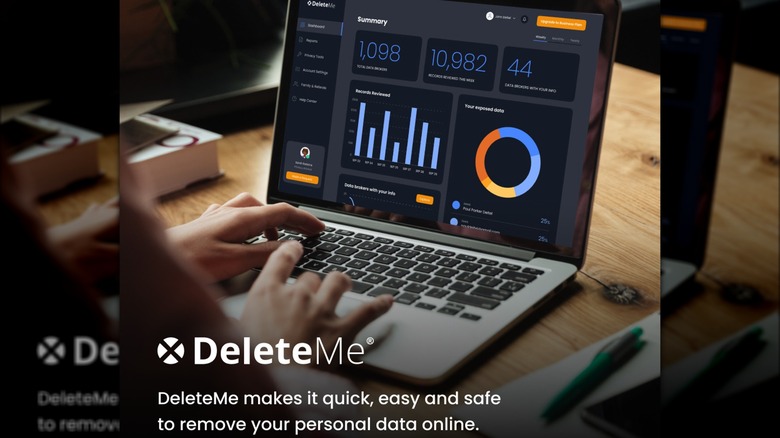 DeleteMe on laptop