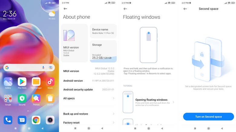 MIUI 13 screenshots