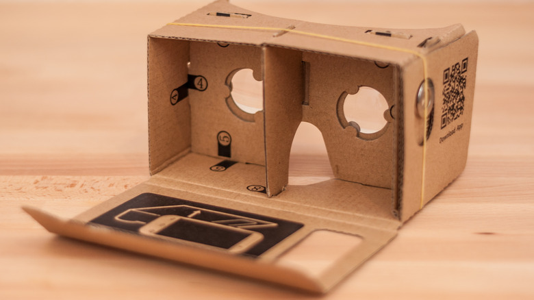 a Google Cardboard kit