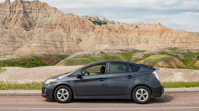 toyota prius driving road