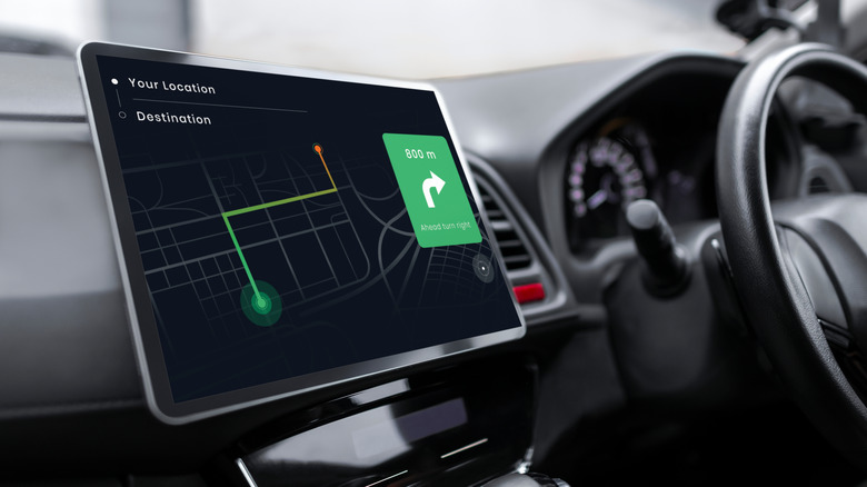 GPS System in car