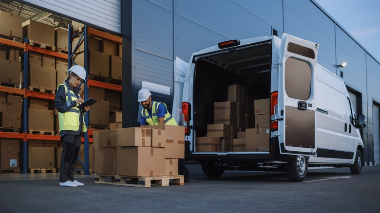 assembling packages for delivery