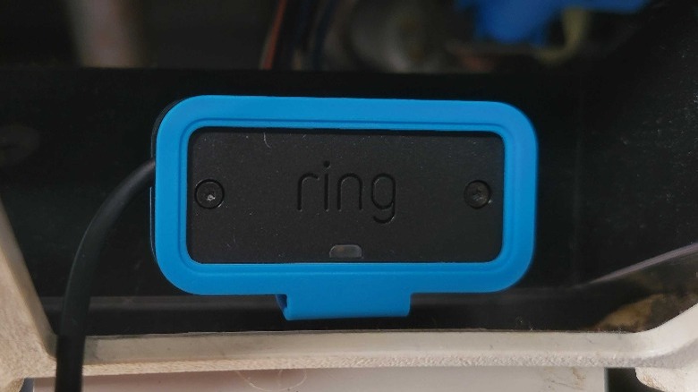 The Ring Car Cam adapter in an OBD II port