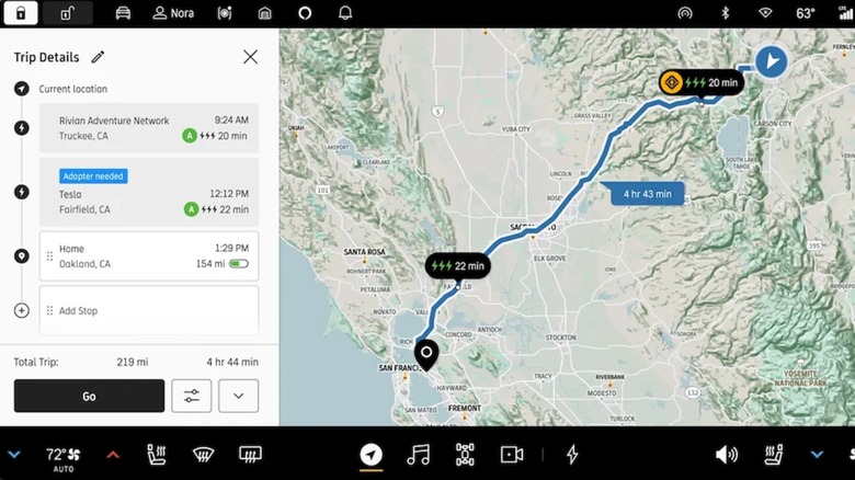 Rivian reliable charger score map