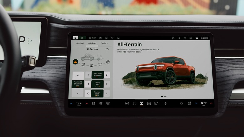 New trailer modes Rivian R1T