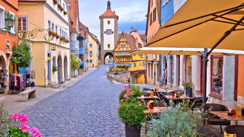 Stop on the Romantic Road in Germany