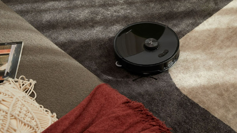 The Roborock S8 MaxV Ultra on a rug