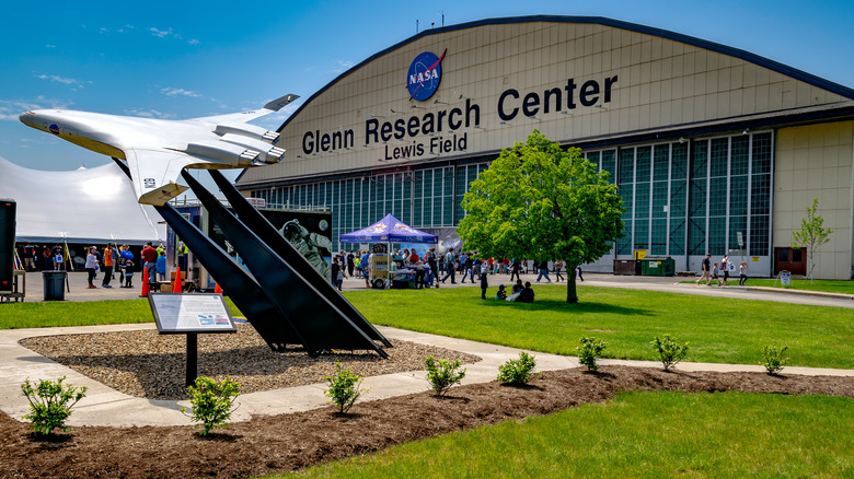 NASA Glenn Research Center entrance
