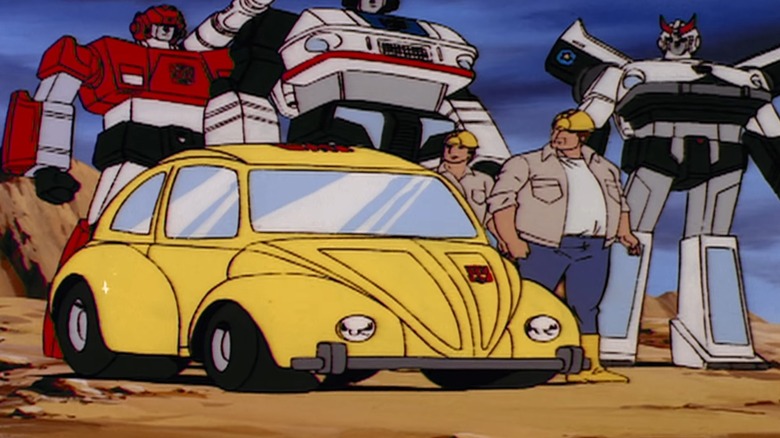 Bumblebee as a Volkswagen Beetle