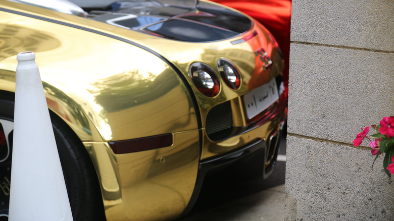 Gold plated Bugatti