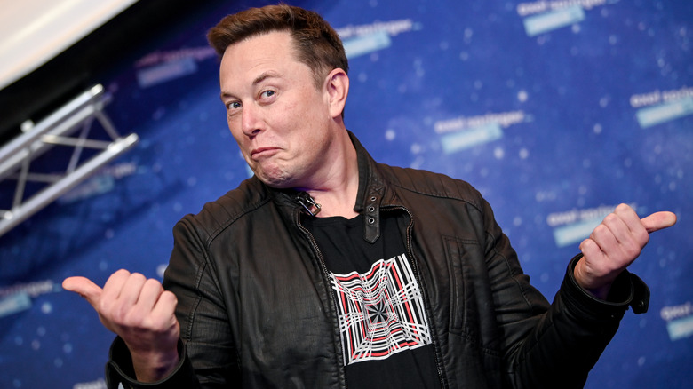 Elon Musk at an awards show