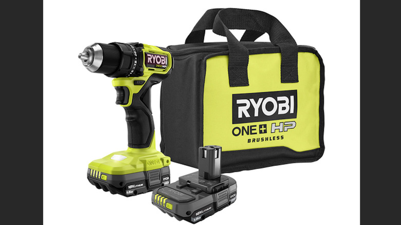 Ryobi Cordless Compact Brushless 1/2" Drill/Driver kit