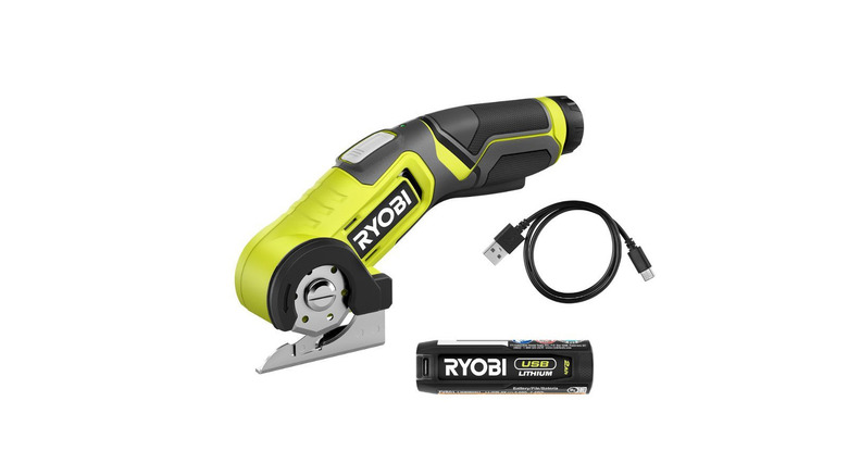 ryobi cutter with charger and cord