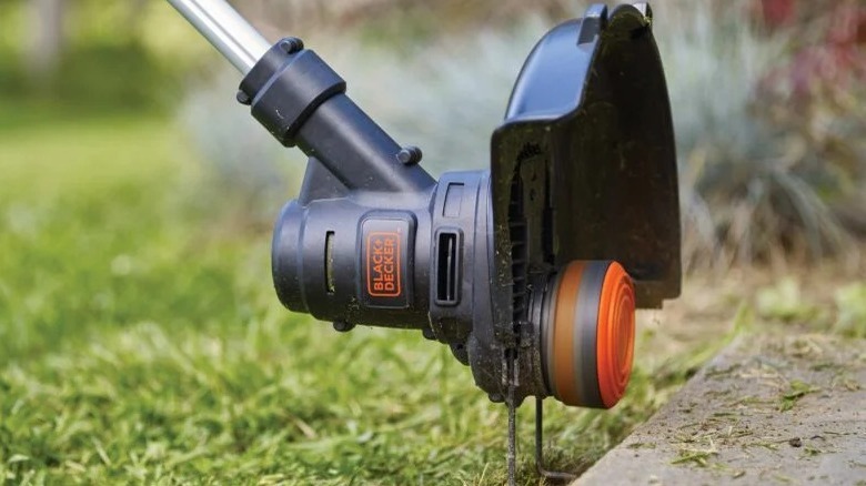 Black+Decker string edger by sidewalk