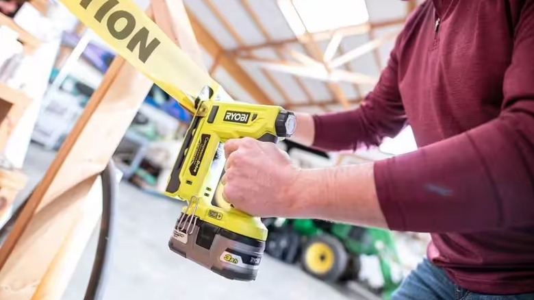 Ryobi power stapler wood