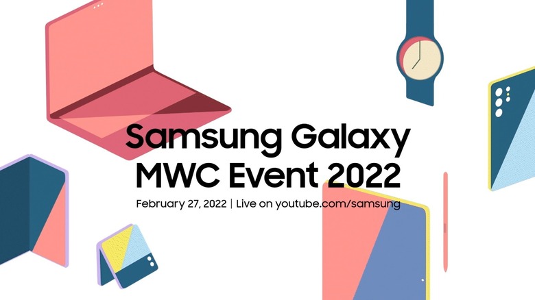 Samsung Galaxy MWC 2022 invite