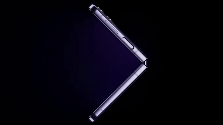 Samsung foldable flip smartphone teaser