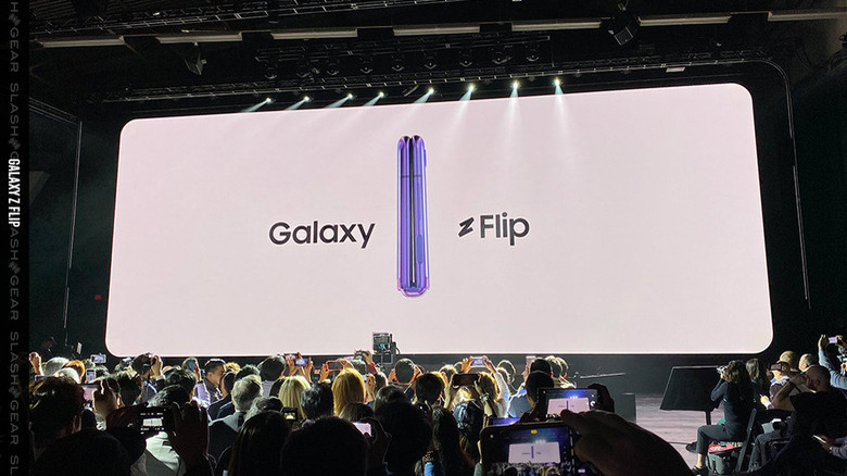 Galaxy Z Flip event