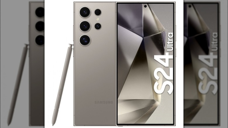 Samsung Galaxy S24 Ultra leaked render.