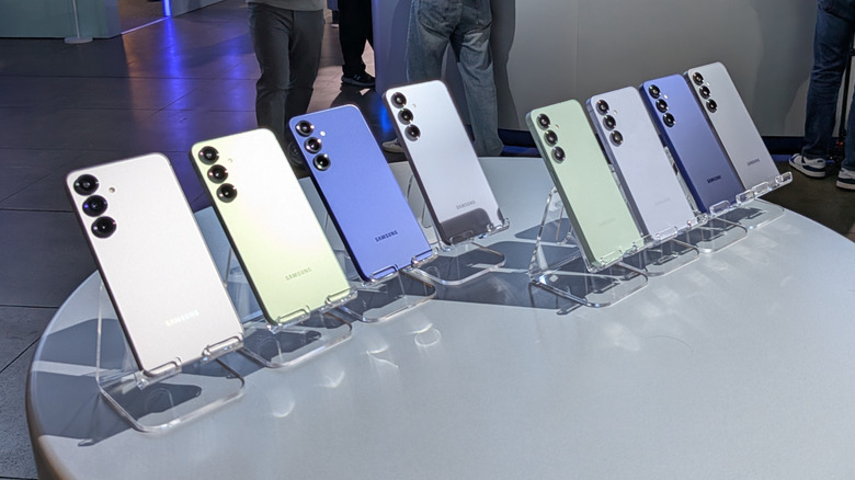 Samsung Galaxy S25 colorways