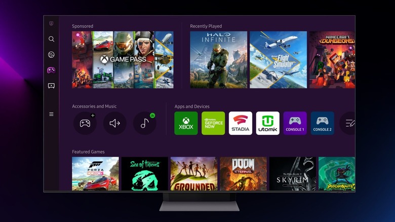 Samsung Gaming Hub features.