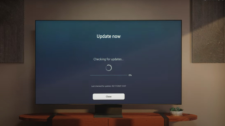 Samsung TV software update