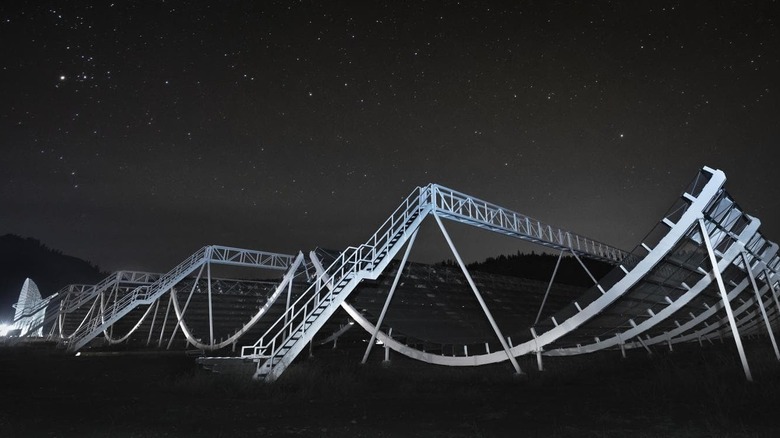 The CHIMES radio telescope array.