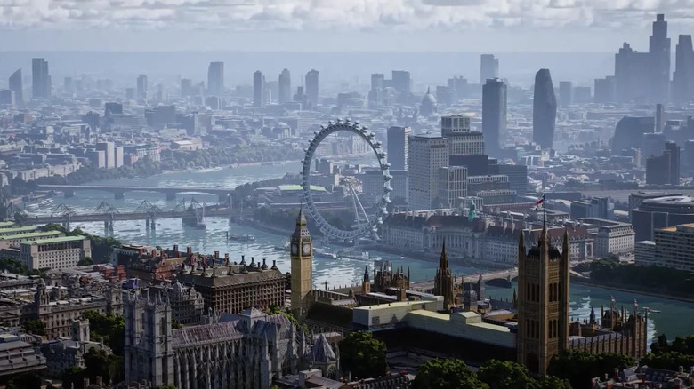 Google Maps Immersive View of London