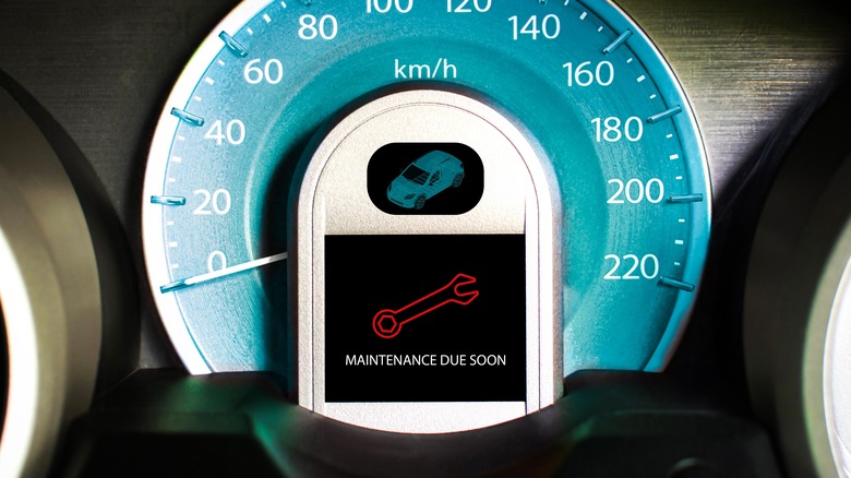 Service engine warning light