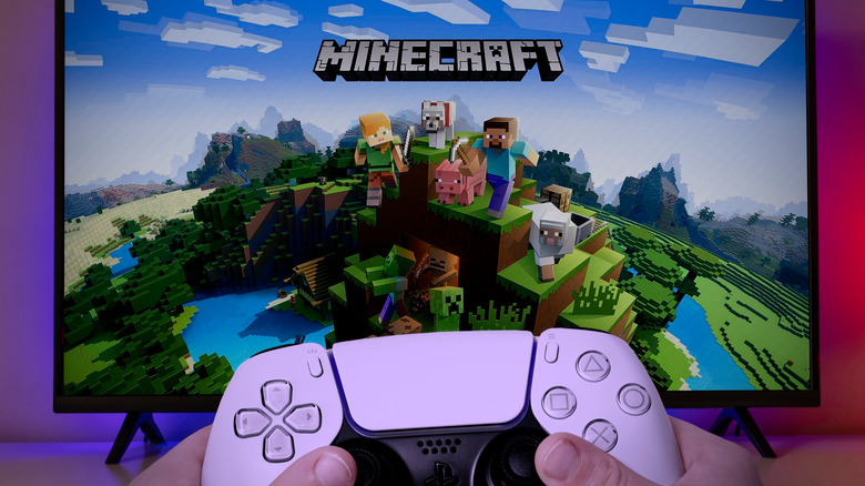 Minecraft splash screen and controller