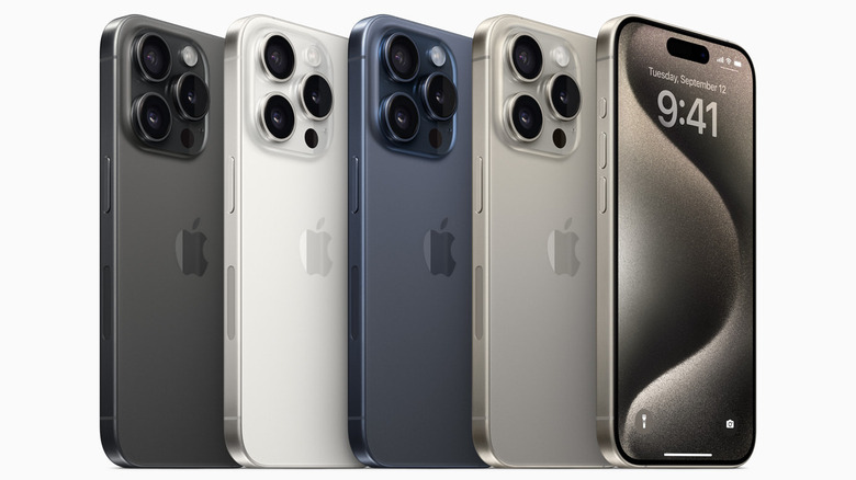 iPhone 15 Pro colors