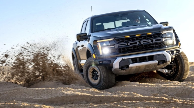 2024 Ford F-150 Raptor off-roading